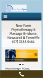 Mobile Screenshot of newfarmphysiotherapy.com.au